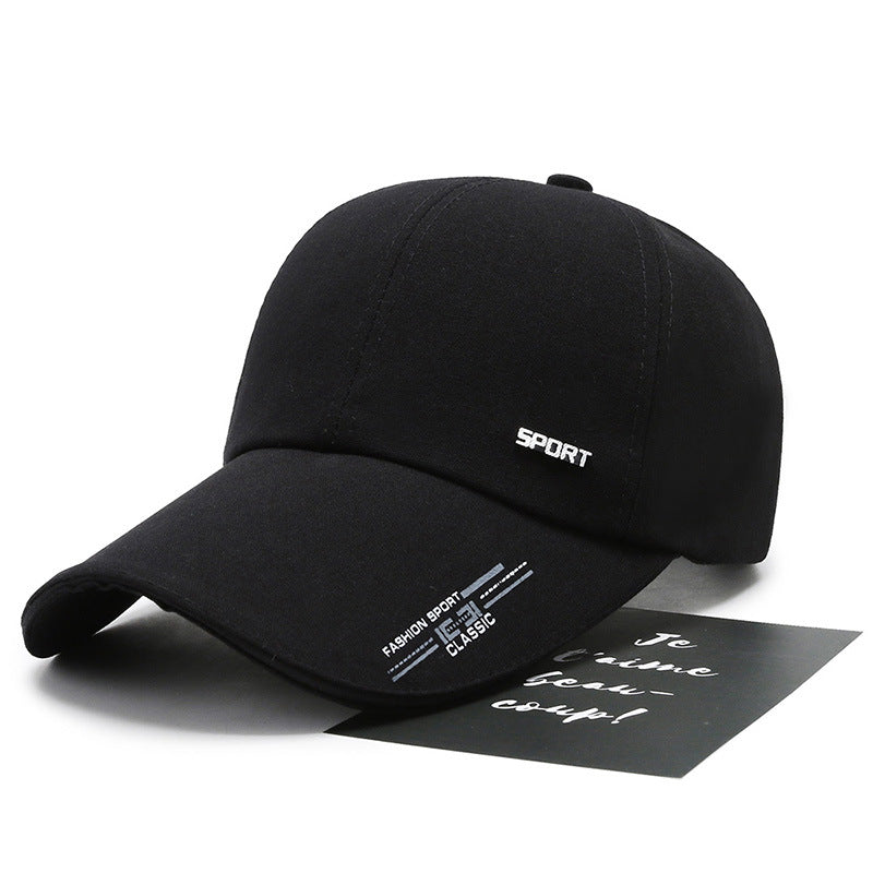 Cotton cap in khaki color