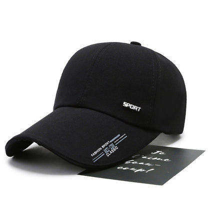 Cotton cap in khaki color