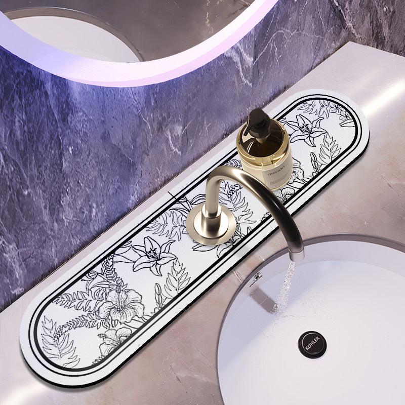 Silica Gel Water Tap Drain Mat Image 2