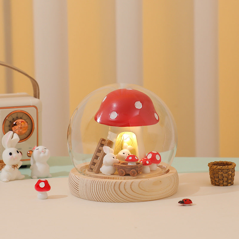 Warm bedroom atmosphere night light image 6