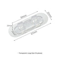 Transparent Large (Pack of 10)