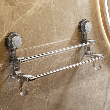Dual-Pole Suction Towel Rack Image 10