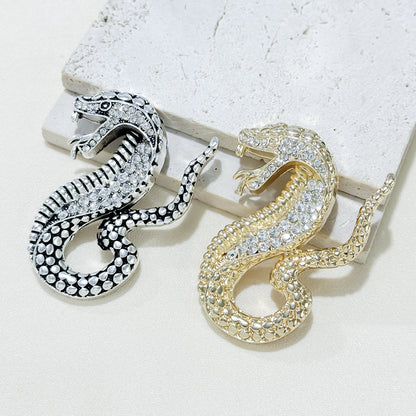 Creative Brooch Design on White Background