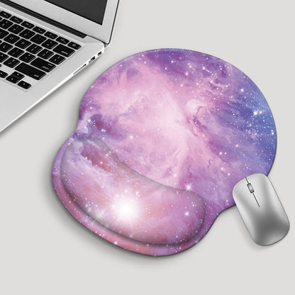 Custom Memory Foam Wrist Support Mouse Pad & Keyboard Rest for Ergonomic Comfort - Vibrant Designs