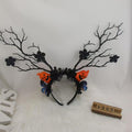 34#Dark Flower Pumpkin Ghost Branch Headband [With Light]