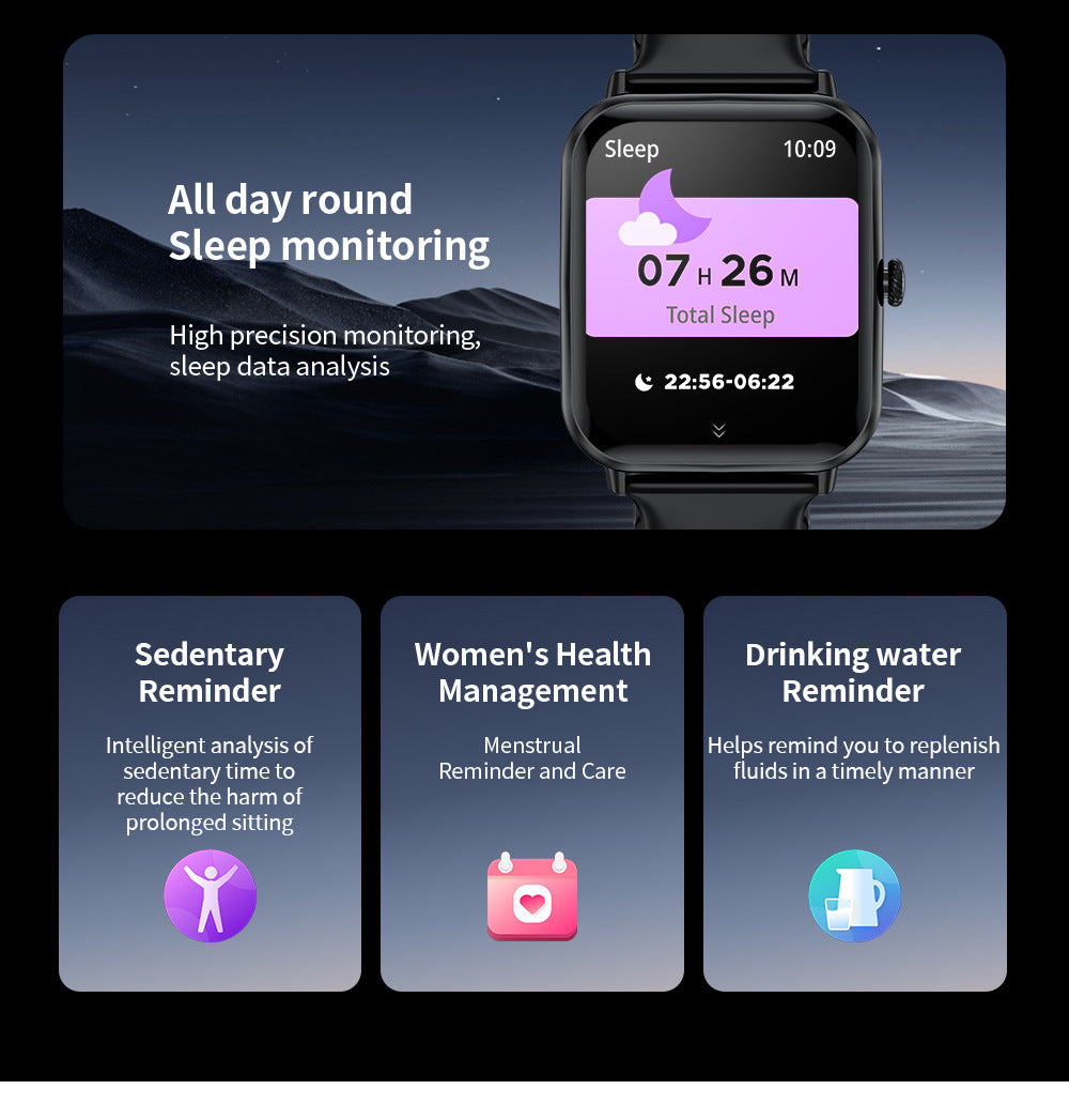 Smartwatch showing blood oxygen and heart rate monitoring feature