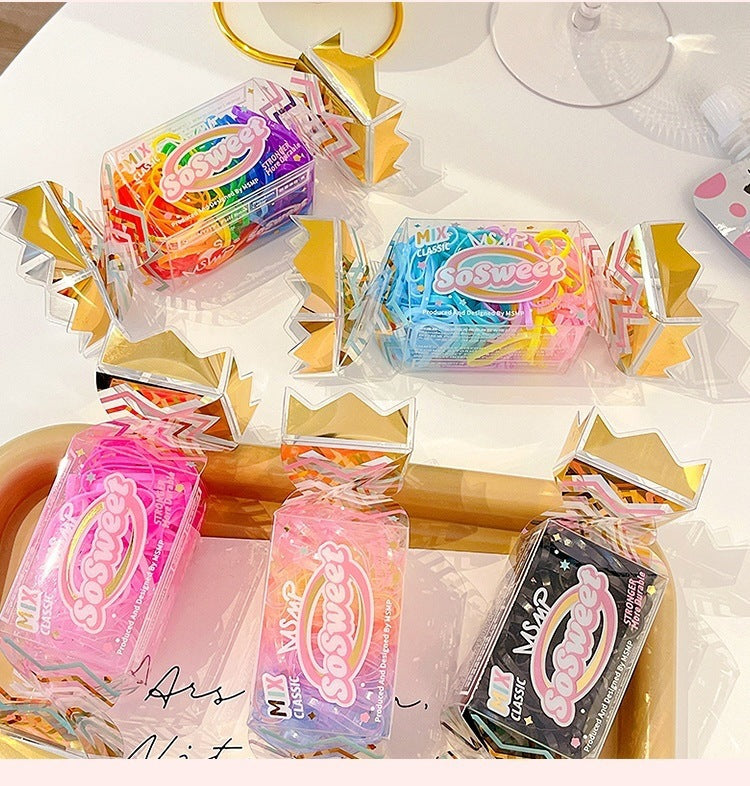 Bright hair ties for girls - image 2