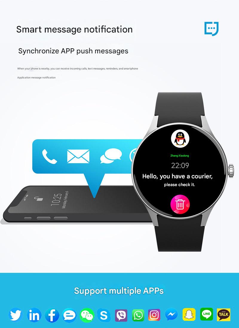 Fitness tracker watch on a colorful background