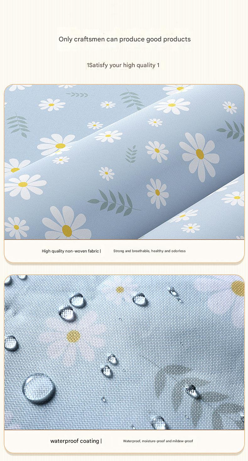 Non-woven storage bag blue daisy