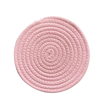 Stylish braided cotton table mat