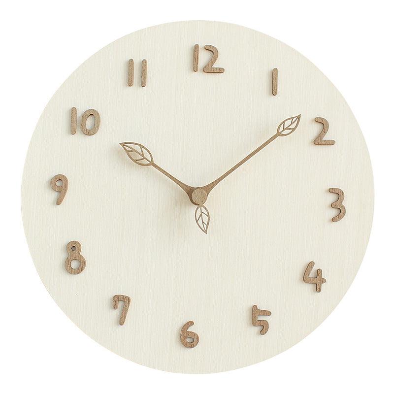 Stylish home decor wall clock detail