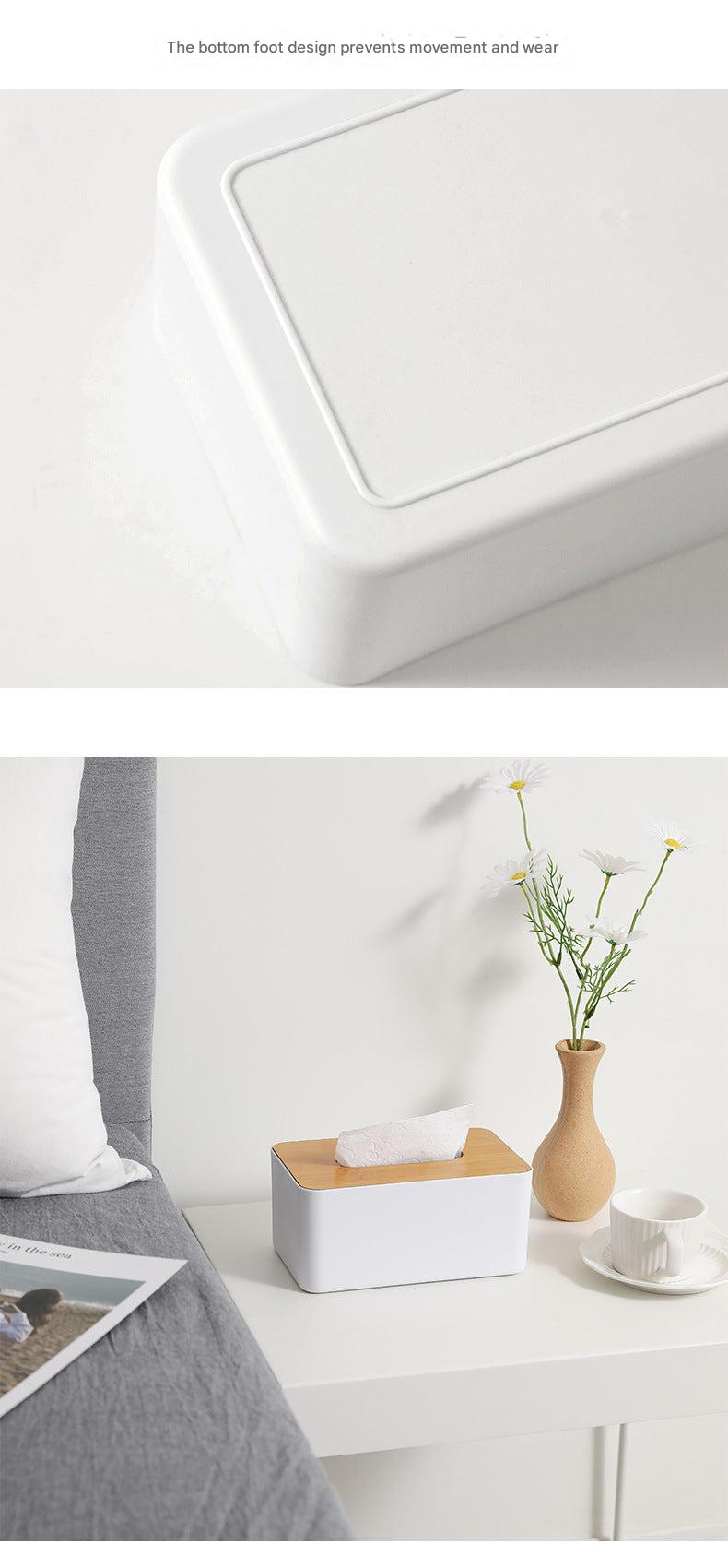 Plastic tissue box for home decor image 2