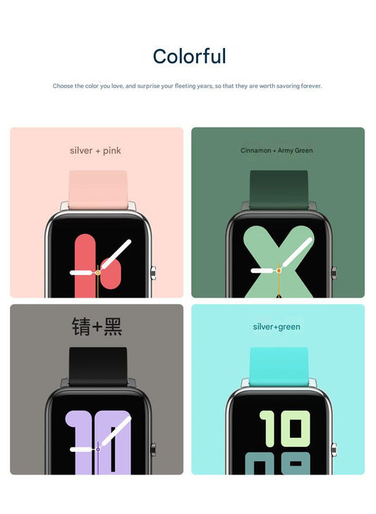 Smart Fitness Tracker Watch with interchangeable dials