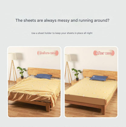 Non-slip bed sheet fastener pink clip image