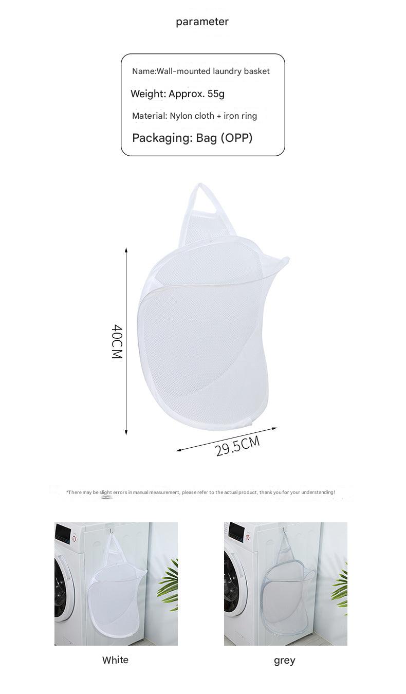 Modern laundry basket in compact size