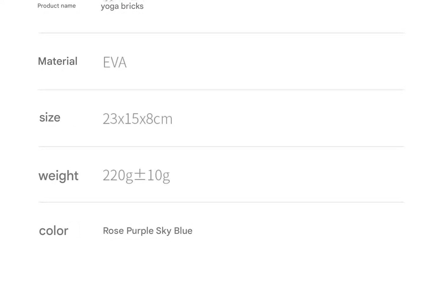 High-density yoga brick in Cherry Blossom Pink