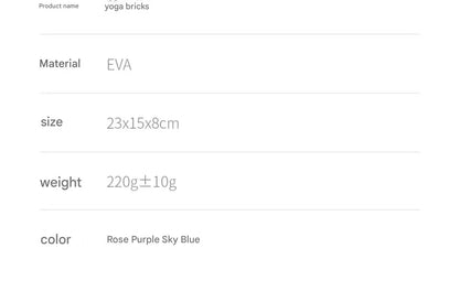 High-density yoga brick in Cherry Blossom Pink