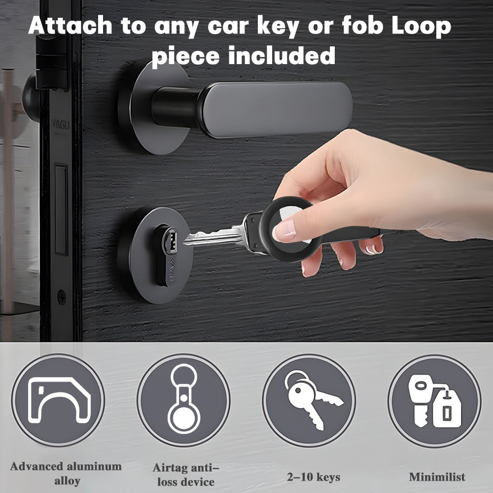 Aluminum Keychain Key Holder Image 2
