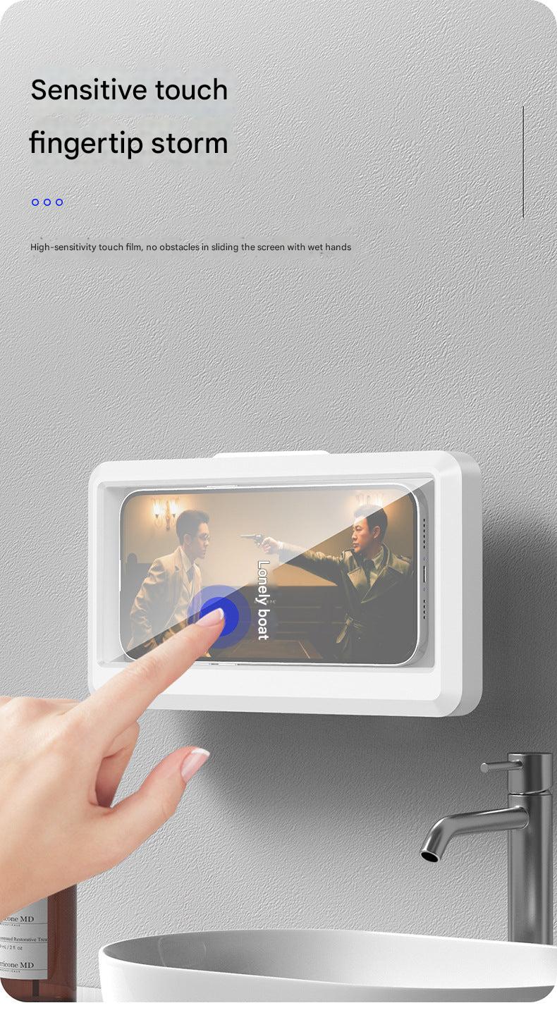 bathroom phone mount with strong adhesive
