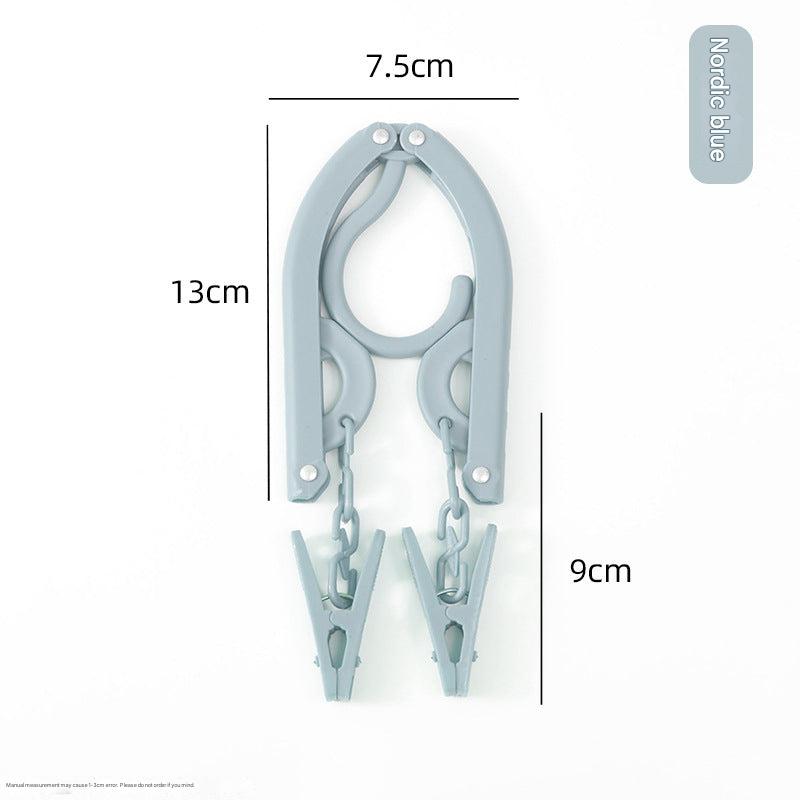 Portable multi-use hanger displaying socks image 2