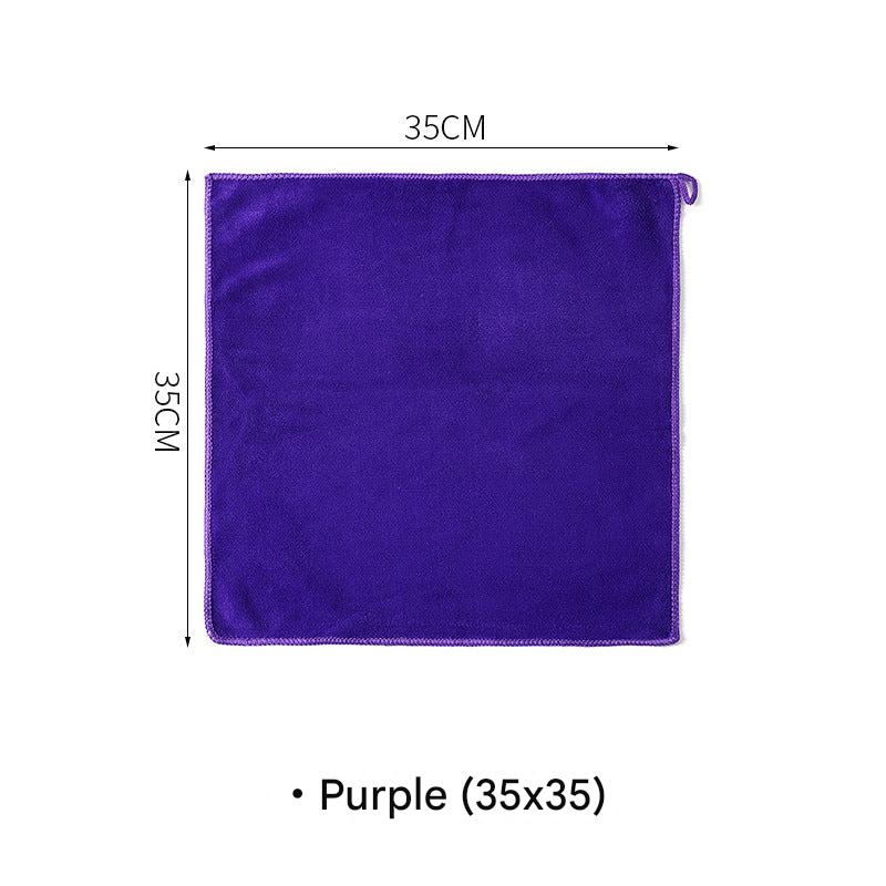 Microfiber cleaning cloth in blue color