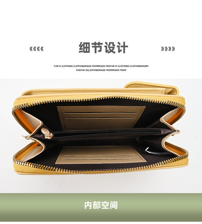 Zipper closure women's handbag