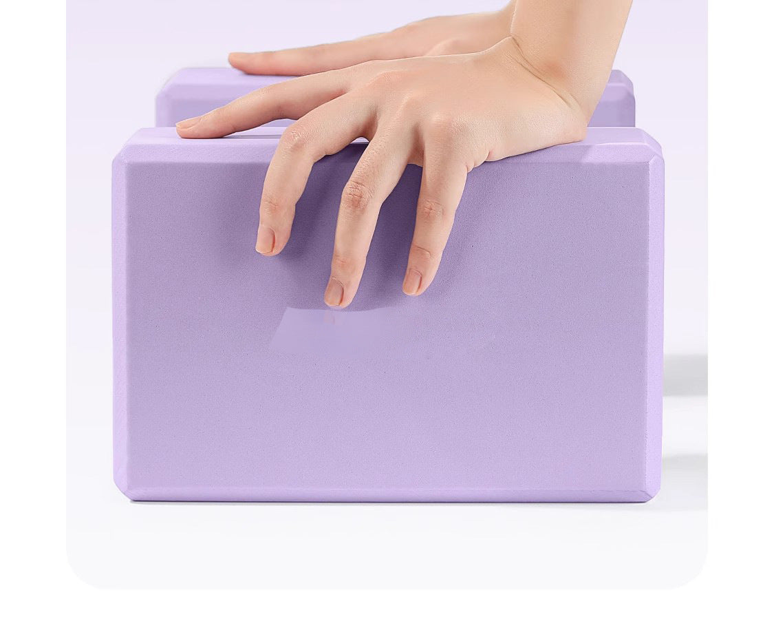 Rose Purple yoga block for beginners