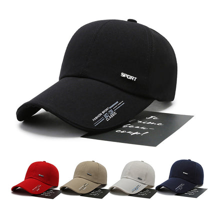 Cotton cap in khaki color