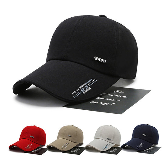 Cotton cap in khaki color