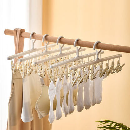 Sock drying rack with clips view 1