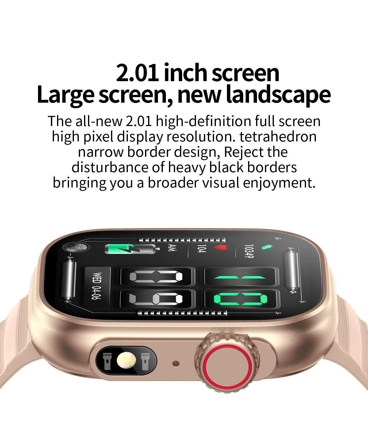 Smartwatch in gold color option