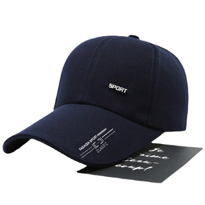 Men's fishing cap in beige color