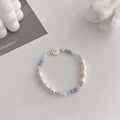 Sky Blue Daisy Bracelet
