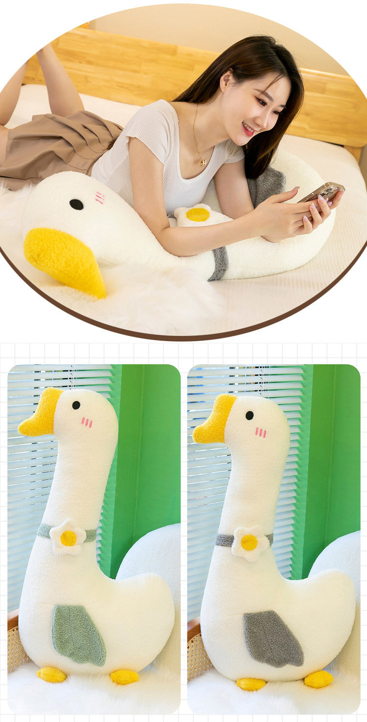 fluffy goose pillow