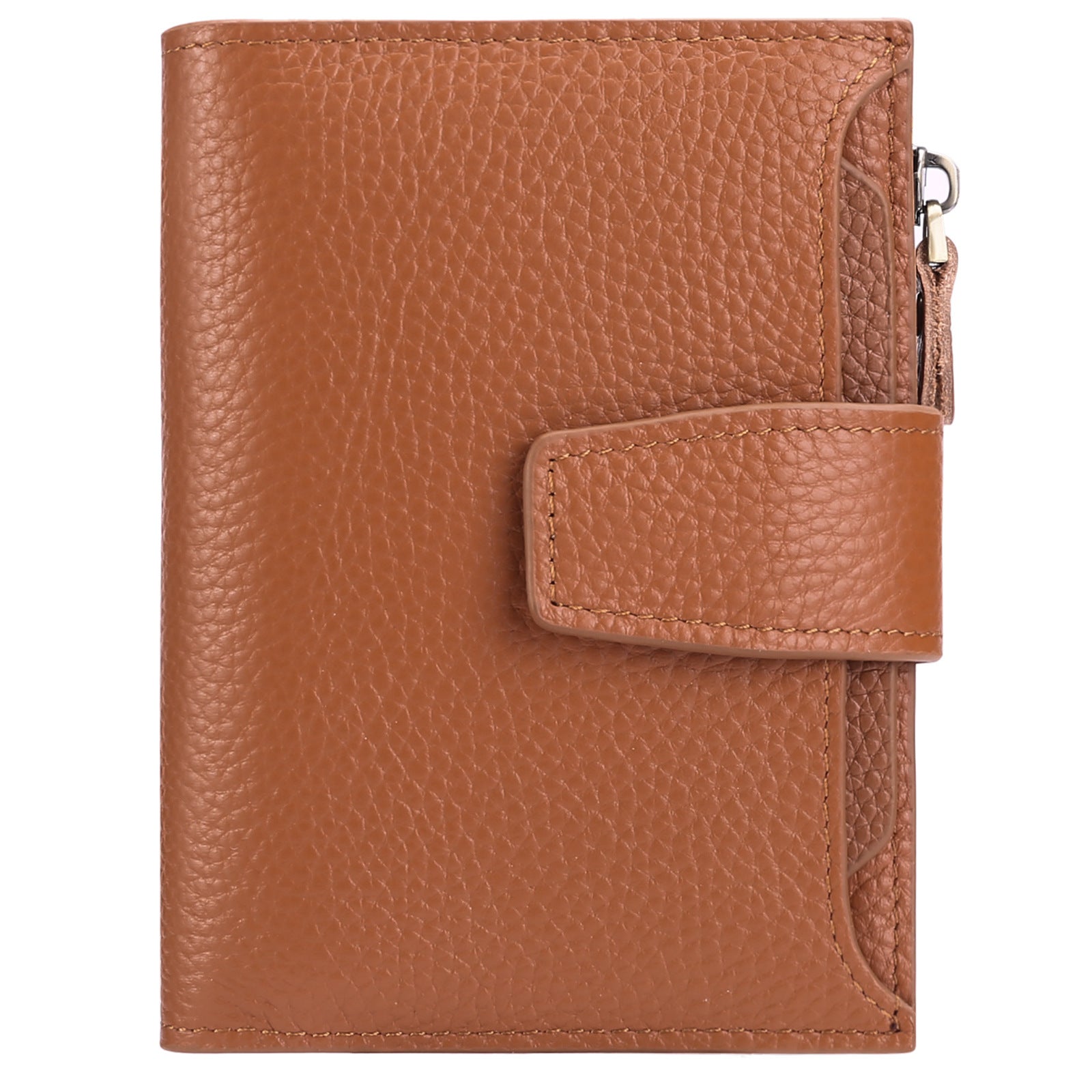 Trendy leather wallet with gift box packaging