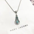 X2-Wrapped Water Drop-Necklace