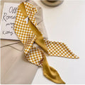 Yellow Checkered approximately 6*90CM
