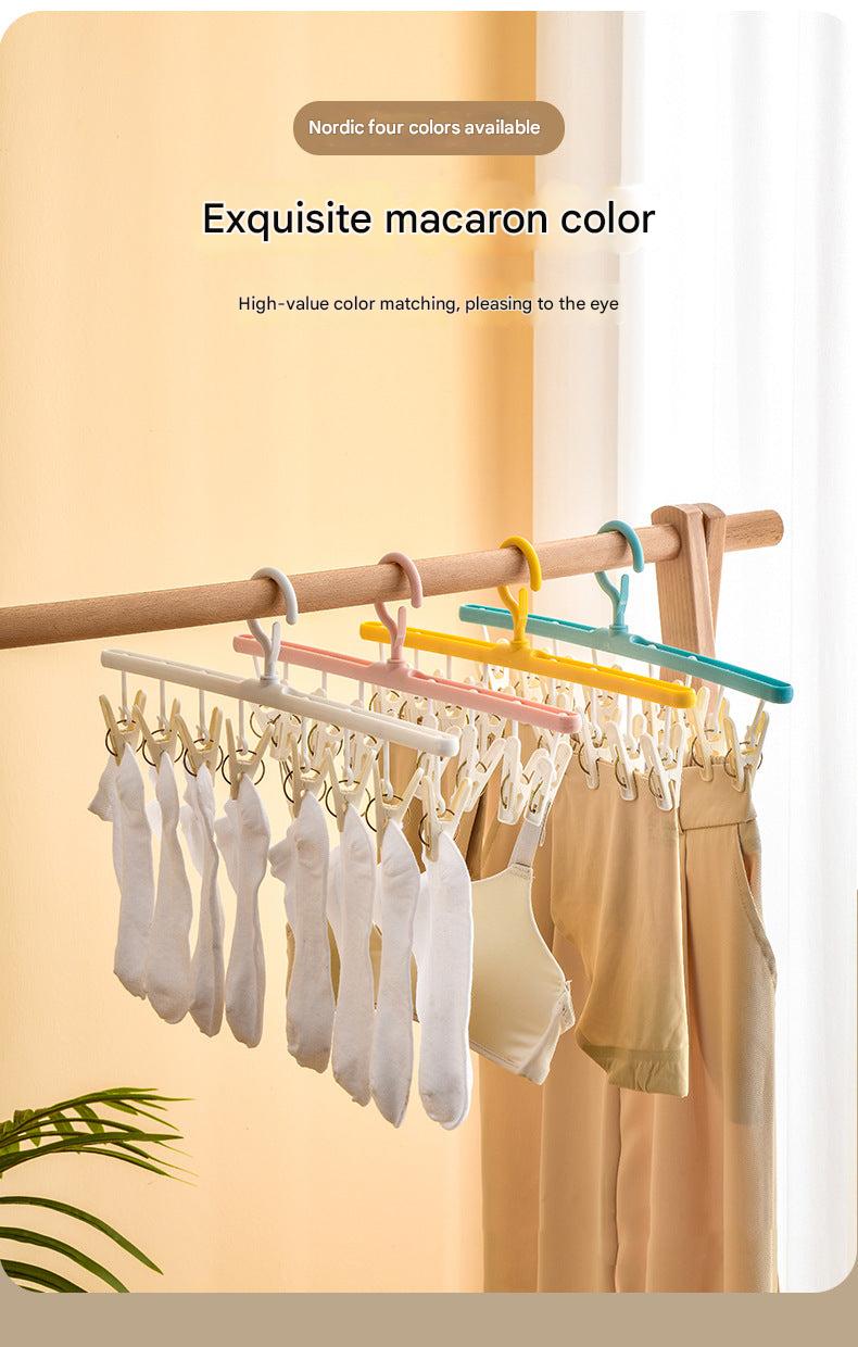 Organized sock drying rack view 6