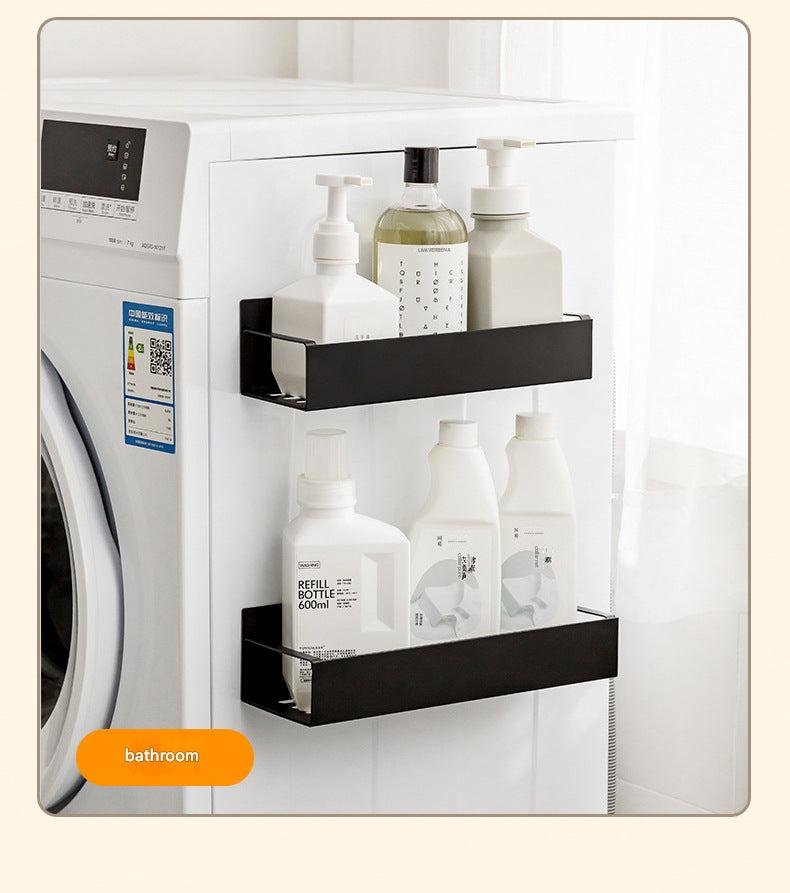 Magnetic rack holding utensils