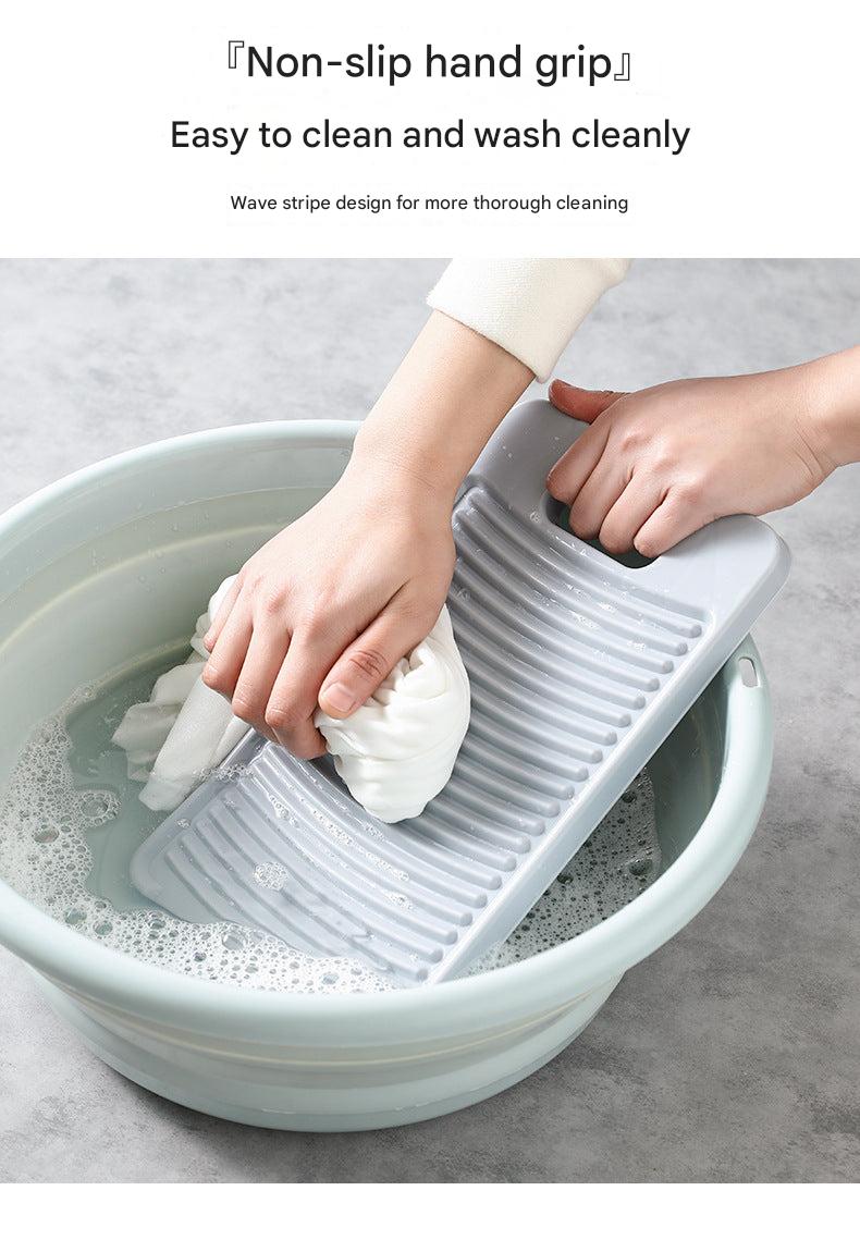 Comfortable laundry board for dorm life washing