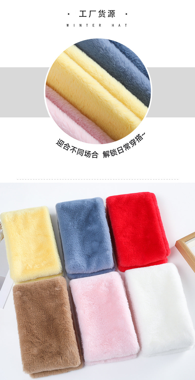 Cozy Multi-Color Faux Fur Scarf Image 5