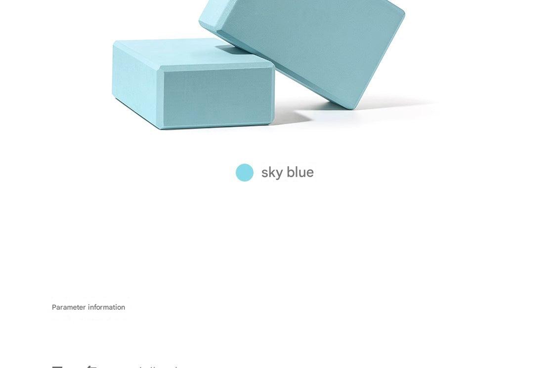 Yoga foam block in Autumn Blue