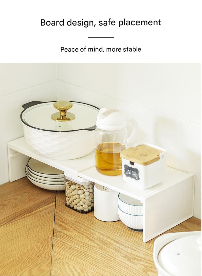 Versatile shelving unit for kitchen essentials