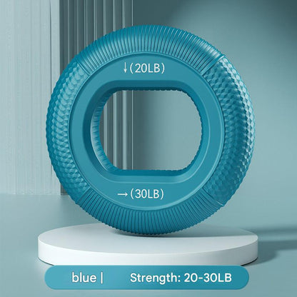 Adjustable silicone grip strengthener side view
