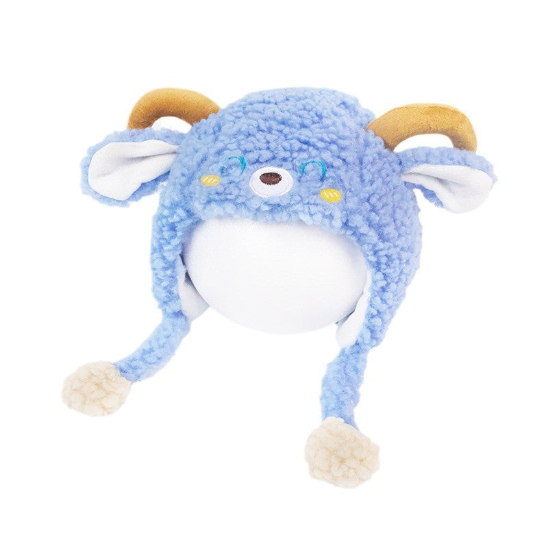 Adorable cartoon ear protection hat 2