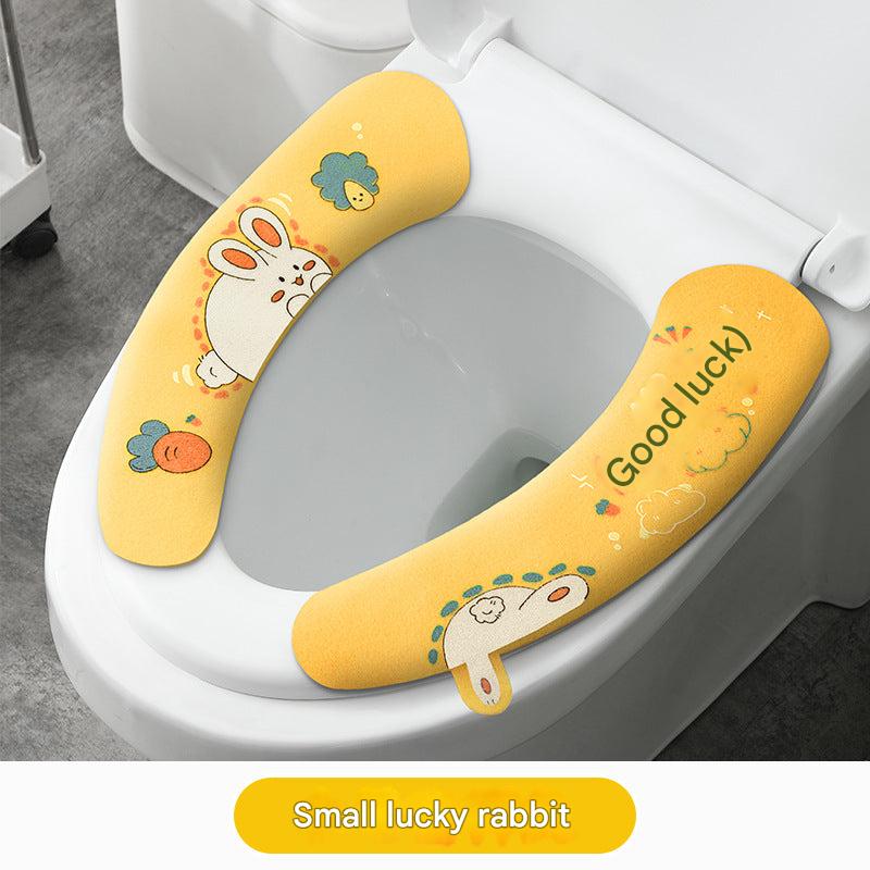 Lucky rabbit design toilet seat cushion