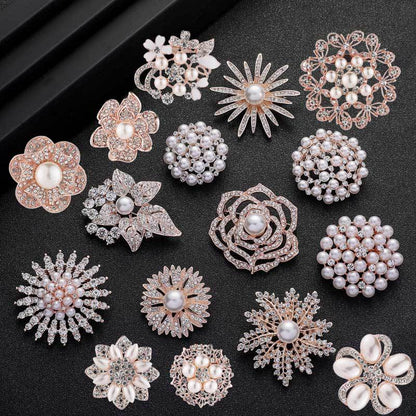 stylish brooch design on clothing image 2