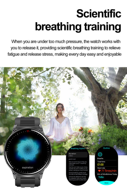 Round dial fitness tracker with IPS display - image 7