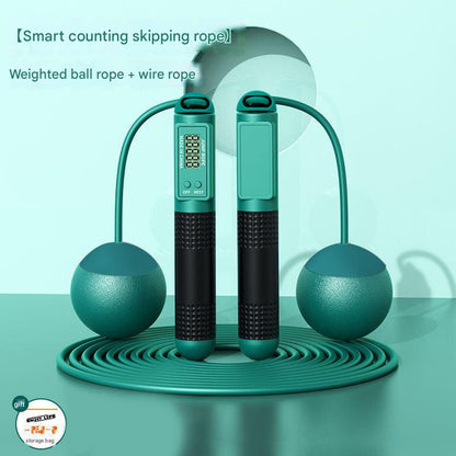 Smart Weighted Jump Rope in Use