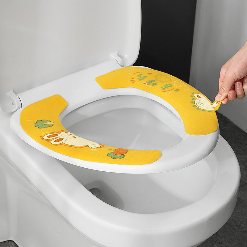 Cute waterproof toilet seat cushion in rabbit design